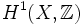 H^1(X,\mathbb Z)