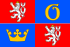 Flagge des Královéhradecký kraj