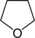Struktur von Tetrahydrofuran