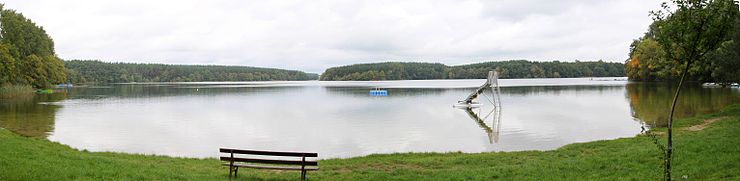Dreetzsee, Blick von der Badestelle am Südufer