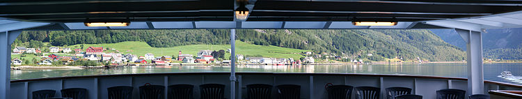 Panoramabild Fjærland