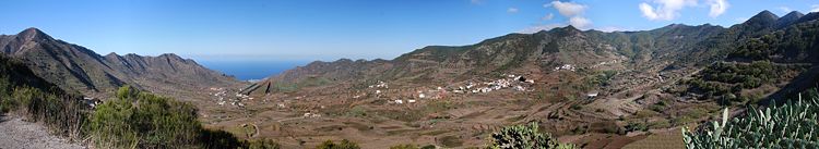 Panorama im Teno-Gebirge Richtung Buenavista del Norte