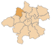 Lage des Bezirkes Schärding innerhalb Oberösterreichs