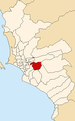 Map of Lima highlighting La Molina.PNG
