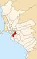 Map of Lima highlighting Santiago de Surco.PNG