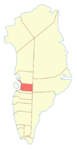 Lage von Ilulissat auf Grönland
