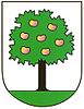 rtswappen von Pohrsdorf mit dem Borsdorfer Apfelbaum in der amtlichen Form von 1995