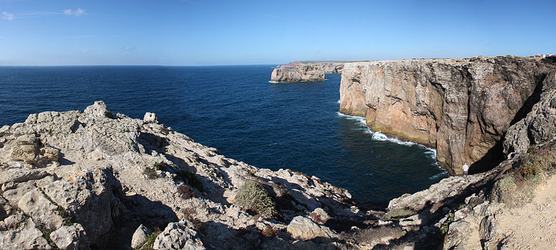 Steilküste Cabo de São Vicente bei Saves, dem südwestlichsten Punkt Europas