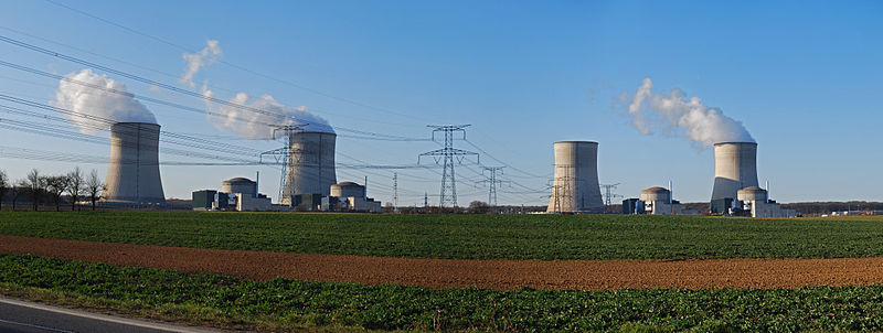 Panoramaaufnahme des Kernkraftwerks