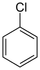 Strukturformel Chlorbenzol