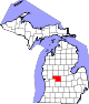 Map of Michigan highlighting Montcalm County.svg