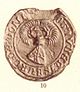 Siegel des Burggrafen Otto Juvenis von Dohna, 1312.jpg