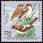 Stamp Germany 1998 MiNr2019 Wohlfahrt Rotkopfwürger.jpg