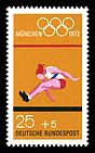 Stamps of Germany (BRD), Olympiade 1972, Ausgabe 1972, Block 2, 25 Pf.jpg