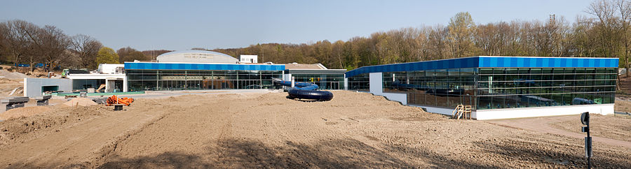 Westfalenbad kurz vor der offiziellen Eröffnung im April 2010