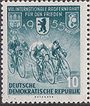 GDR-stamp Friedensfahrt 10 1955 Mi. 470.JPG