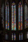 Zentrum des Chorobergadens mit einigen der insgesamt 48, um 1300 geschaffenen Königsfenster