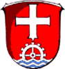 Wappen der ehemaligen Gemeinde Trösel, dann Wappen der Gemeinde Gorxheimertal
