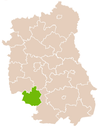 Lage des Powiat Janowski in der Woiwodschaft Lublin